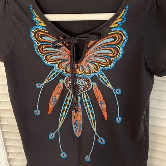 August Silk Embroidered Top - Picture 3 of 13